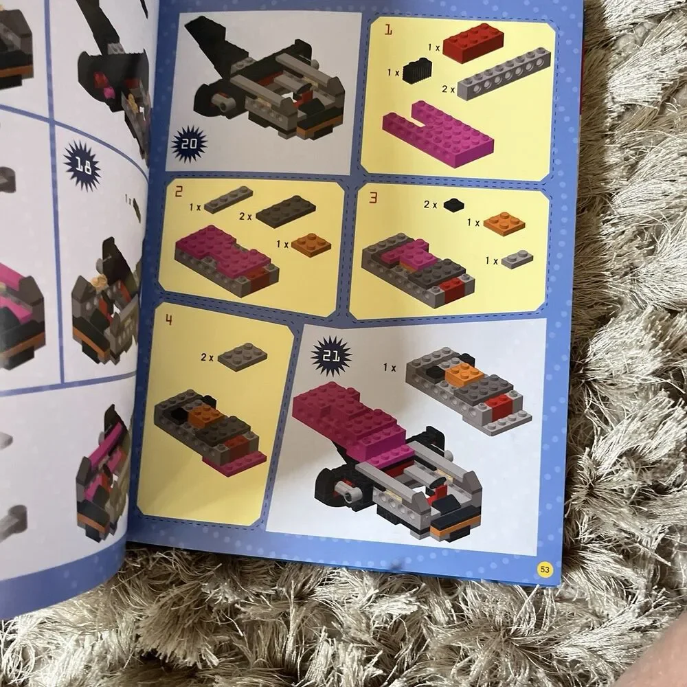 LEGO How to Build Space Explorers w/ LEGO Bricks Manual Booklet 2019 English